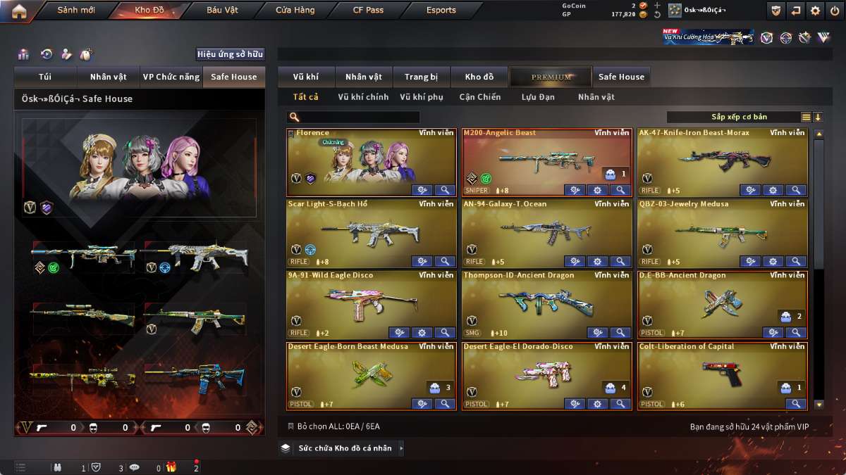 shop acc cf uy tin gia re